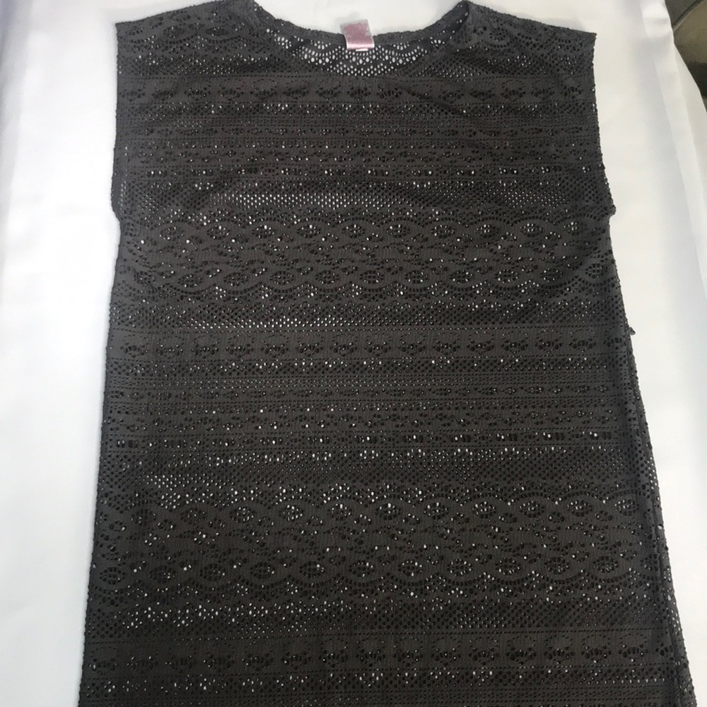 Merona dark grey coverup dress